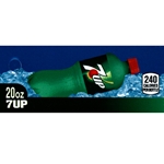 DS427UP20 - 7UP Label (20oz Bottle with Calorie) - 1 3/4" x 3 19/32"