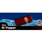 DS42DRP16 - Dr. Pepper Label (16oz Can with Calorie) - 1 3/4" x 3 19/32"