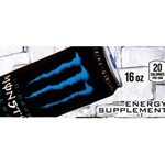 DS42MLC16 - Monster Lo-Carb Energy Supplement Label (16oz Can with Calorie) - 1 3/4" x 3 19/32"