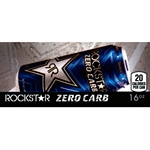 DS42RZC16 - Rockstar Zero Carb Label (16oz Can with Calorie) - 1 3/4" x 3 19/32"