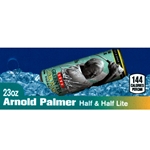 DS42APHHL23 - Arnold Palmer Half & Half Lite Label (23oz Can with Calorie) - 1 3/4" x 3 19/32"
