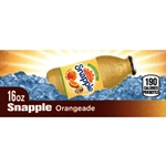 DS42SO16 - Snapple Orangeade Label (16oz Bottle with Calorie) - 1 3/4" x 3 19/32"