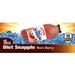 DS42SNBD16 - Diet Snapple Noni Berry Label (16oz Bottle with Calorie) - 1 3/4" x 3 19/32"