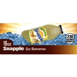 DS42SGB16 - Snapple Go Bananas Label (16oz Bottle with Calorie) - 1 3/4" x 3 19/32"