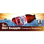 DS42SCRD16 - Diet Snapple Cranberry Raspberry Label (16oz Bottle with Label) - 1 3/4" x 3 19/32"
