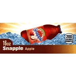 DS42SA16 - Snapple Apple Label (16oz Bottle with Calorie) - 1 3/4" x 3 19/32"