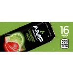 DS42ASL16 - AMP Energy Strawberry Limeade Label (16oz Can with Calorie) - 1 3/4" x 3 19/32"