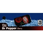 DS42DRPC12 - Dr Pepper Cherry Label (12oz Can with Calorie) - 1 3/4" x 3 19/32"