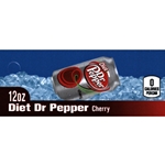 DS42DRPCD12 - Diet Dr Pepper Cherry Label (12oz Can with Calorie) - 1 3/4" x 3 19/32"