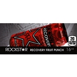 DS42RRFP16 - Rockstar Recovery Fruit Punch Label (16oz Can with Calorie) - 1 3/4" x 3 19/32"