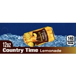 DS42CT12 - Country Time Lemonade  Label (12oz Can with Calorie) - 1 3/4" x 3 19/32"
