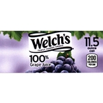 DS42WGJ115 - Welch's 100% Grape Juice Label (11.5oz Can with Calorie) - 1 3/4" x 3 19/32"
