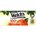 DS42WOJ115 - Welch's 100% Orange Juice Label (11.5oz Can with Calorie) - 1 3/4" x 3 19/32"