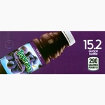 DS42TG152 - Tropicana Grape Label (15.2oz Bottle with Calorie) - 1 3/4" x 3 19/32"