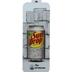DS33SDCSD12 - Royal Chameleon Sun Drop Citrus Soda Diet Label (12oz Can with Calorie) - 3 5/8" x 10"