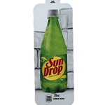 DS33SDCS20 - Royal Chameleon Sun Drop Citrus Soda Label (20oz Bottle with Calorie) - 3 5/8" x 10"