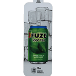 DS33FST12 - Royal Chameleon	Fuze Sweet Tea Label (12oz Can with Calorie) - 3 5/8" x 10"
