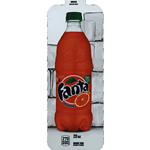 DS33FO20 - Royal Chameleon Fanta Orange Soda Label (20oz Bottle with Calorie) - 3 5/8" x 10"