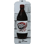 DS33DPD20 - Royal Chameleon Dr Pepper Diet Label (20oz Bottle with Calorie) - 3 5/8" x 10"
