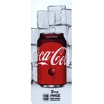 DS33CC12 - Royal Chameleon Cherry Coke Label (12oz Can W/Calorie) - 3 5/8" X 10"