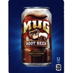 DS22MRB12  - D.N. HVV Mug Root Beer Label (12oz Can with Calorie) - 5 5/16" x 7 13/16"