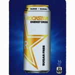 DS22RSF16 - D.N. HVV Rockstar Energy Sugar Free Label (16oz Can with Calorie) - 5 5/16" x 7 13/16"