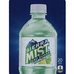 DS22SMZS20 - D.N. HVV Sierra Mist Zero Sugar Label (20oz Bottle with Calorie) - 5 5/16" x 7 13/16"