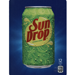 DS22SDC12 - D.N. HVV Sun Drop Citrus Label (12oz Can with Calorie) - 5 5/16" x 7 13/16"
