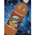 DS22SD20 - D.N. HVV Sunny D Label (20oz Bottle with Calorie) - 5 5/16" x 7 13/16"