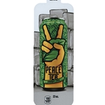 DS33PTGT23 - Peace Tea Green Tea Label (23oz Can W/Calorie) - 3 5/8" X 10"