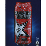 DS22RPZW16 - D.N. HVV Rockstar Pure Zero Watermelon Label (16oz Can with Calorie) - 5 5/16" x 7 13/16"
