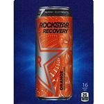 DS22RRO16 - D.N. HVV Rockstar Recovery Orange Label (16oz Can with Calorie) - 5 5/16" x 7 13/16"