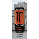 DS33MRTP155 - Royal Chameleon Monster Rehab Tea+Peach+Energy Label (15.5oz Can with Calorie) - 3 5/8" x 10"