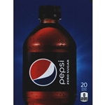 DS22PZ20 - D.N. HVV Pepsi Zero Label (20oz Bottle with Calorie) - 5 5/16" x 7 13/16"