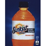 DS22SOZ20 - D.N. HVV Sunkist Orange Zero Label (20oz Bottle with Calorie) - 5 5/16" x 7 13/16"