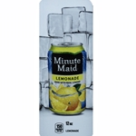 DS33MML12 - Royal Chameleon Minute Maid Lemonade Label (12oz Can with Calorie) - 3 5/8" x 10"