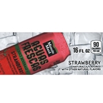 DS42MMAFS16 - Minute Maid Aguas Frescas Strawberry Label (16oz Can with Calorie) - 1 3/4" x 3 19/32"