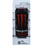 DS33MEA16 - Royal Chameleon Monster Energy Assault Label (16oz Can with Calorie) - 3 5/8" x 10"