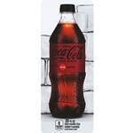 DS33CZSC20 - Royal Chameleon Coke Zero Sugar Cherry Label (20oz Bottle with Calorie) - 3 5/8" x 10"