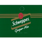 DS25SCGA - Schweppes Ginger Ale Label - 2 5/16" x 3 1/2"