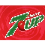 DS25C7U - Cherry 7UP Label - 2 5/16" x 3 1/2"