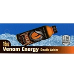 DS42VEDA - Venom Energy Death Adder Label (16oz Can with Calories) - 1 3/4" x 3 19/32"