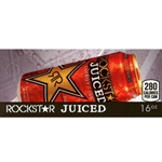DS42RJU - Rockstar Juiced Label (16oz Can with Calorie) - 1 3/4" x 3 19/32"