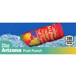 DS42AFP - Arizona Fruit Punch Label (23oz Can with Calorie) - 1 3/4" x 3 19/32"