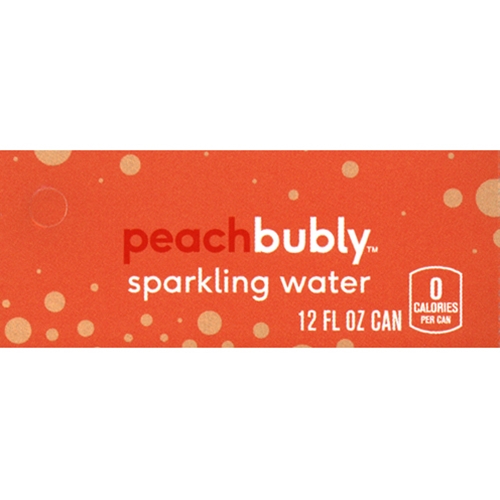 D & S Vending Inc DS42BP12 Bubly Sparkling Water Peach Label (12oz
