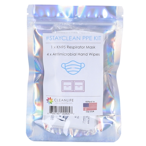 D & S Vending Inc DS1164 PPE Vending Kit 5 1 KN95 Respirator Mask