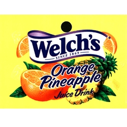 DS25WOPJ - Welch's Orange Pineapple Juice Label - 2 5/16" x 3 1/2"