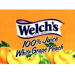 DS25WWGP - Welch's White Grape Peach Juice Label - 2 5/16" x 3 1/2"