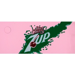 DS427UPDC - Diet Cherry 7UP Label - 1 3/4" x 3 19/32"