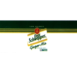 DS42SGAD - Diet Schweppes Ginger Ale Label - 1 3/4" x 3 19/32"